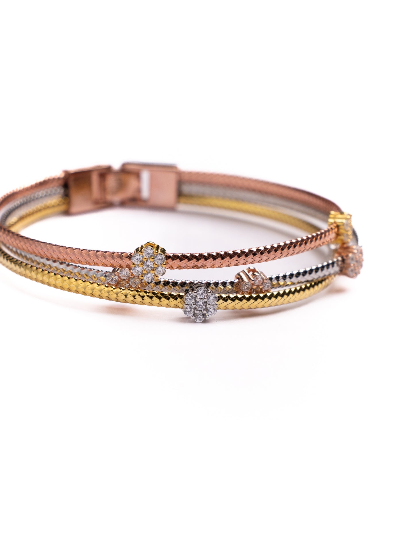 Como Tri-Tone Bracelet