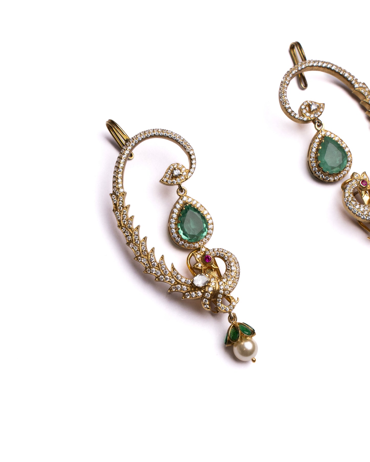 Hera Kundan Ear Cuffs