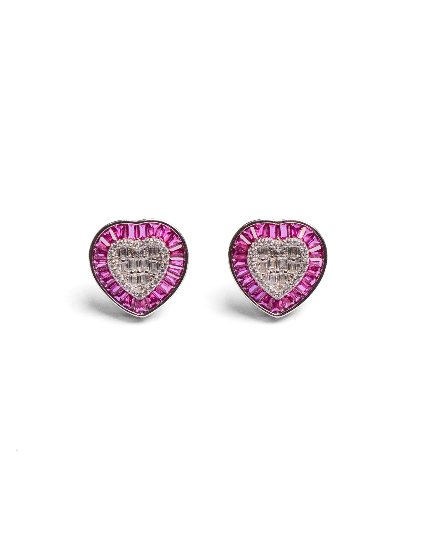 Alexandra Heart Studs