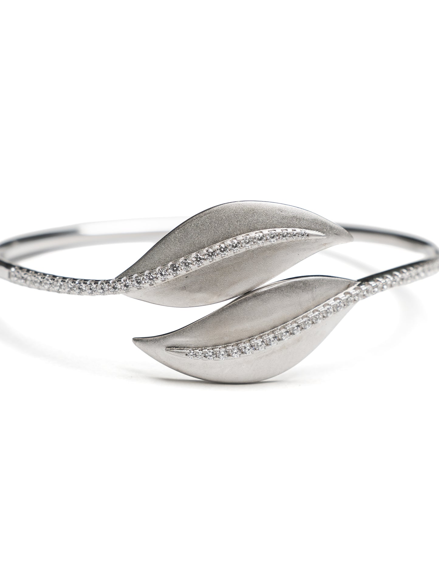 Riva silver leaf bracelet
