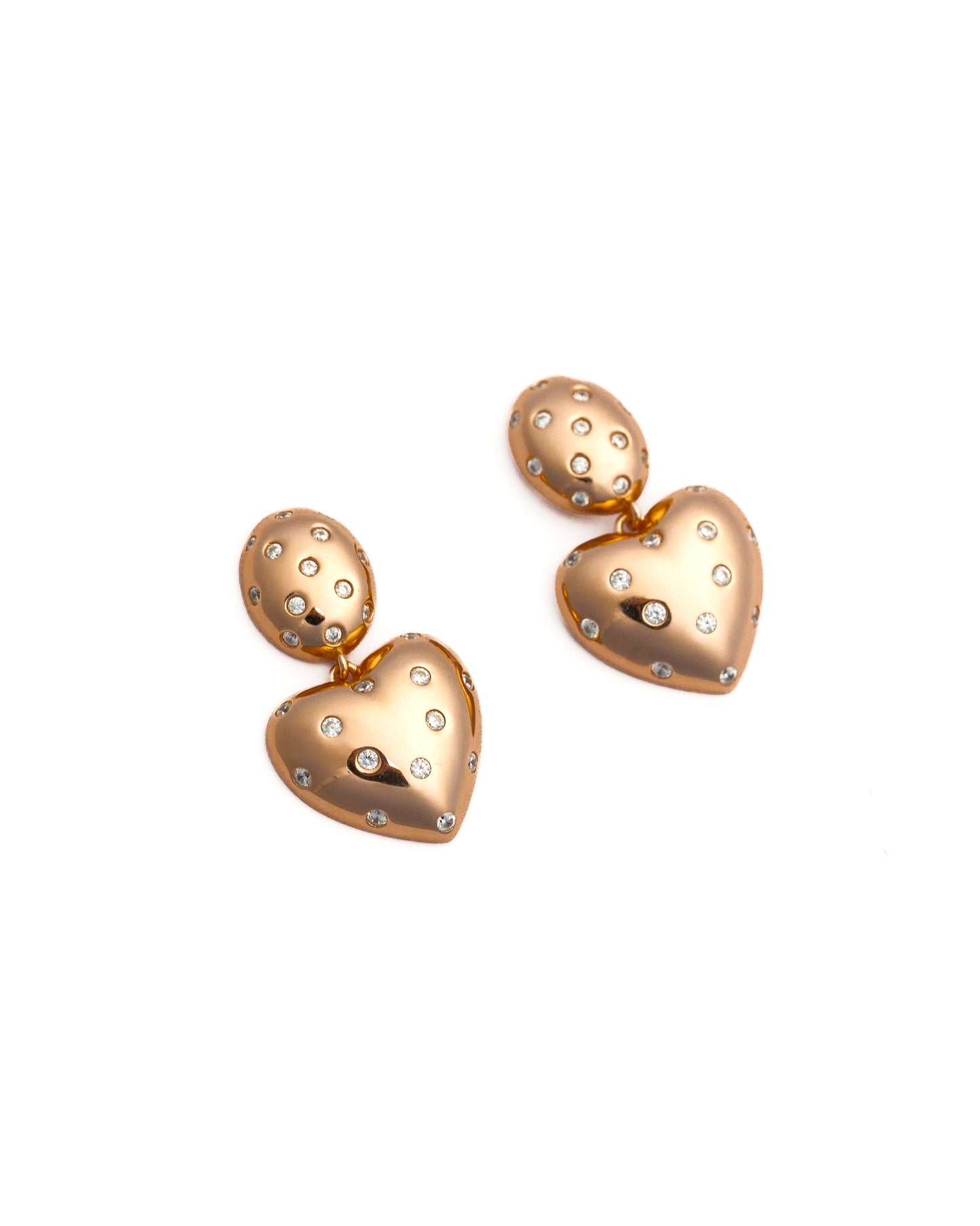 Heart Metallic Earrings
