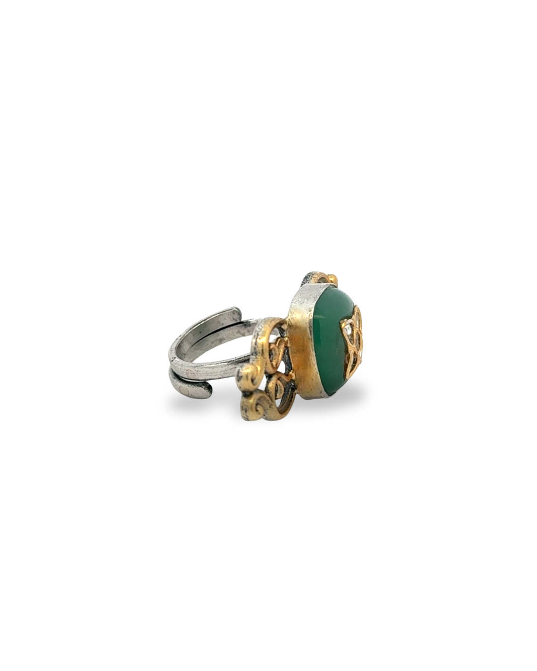 Khizra handcrafted gemstone statement ring