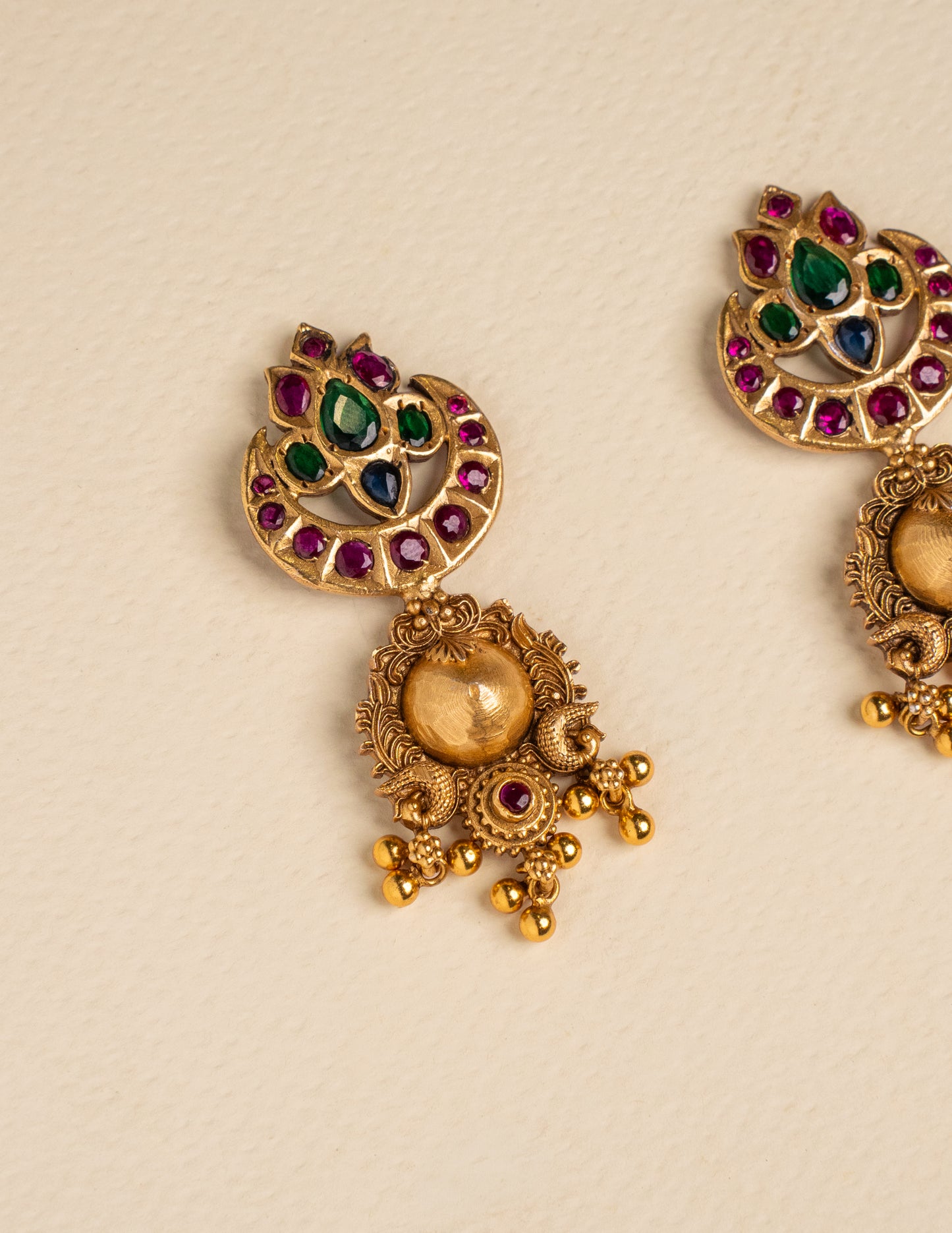 Anvi Vintage Gemstone Earrings