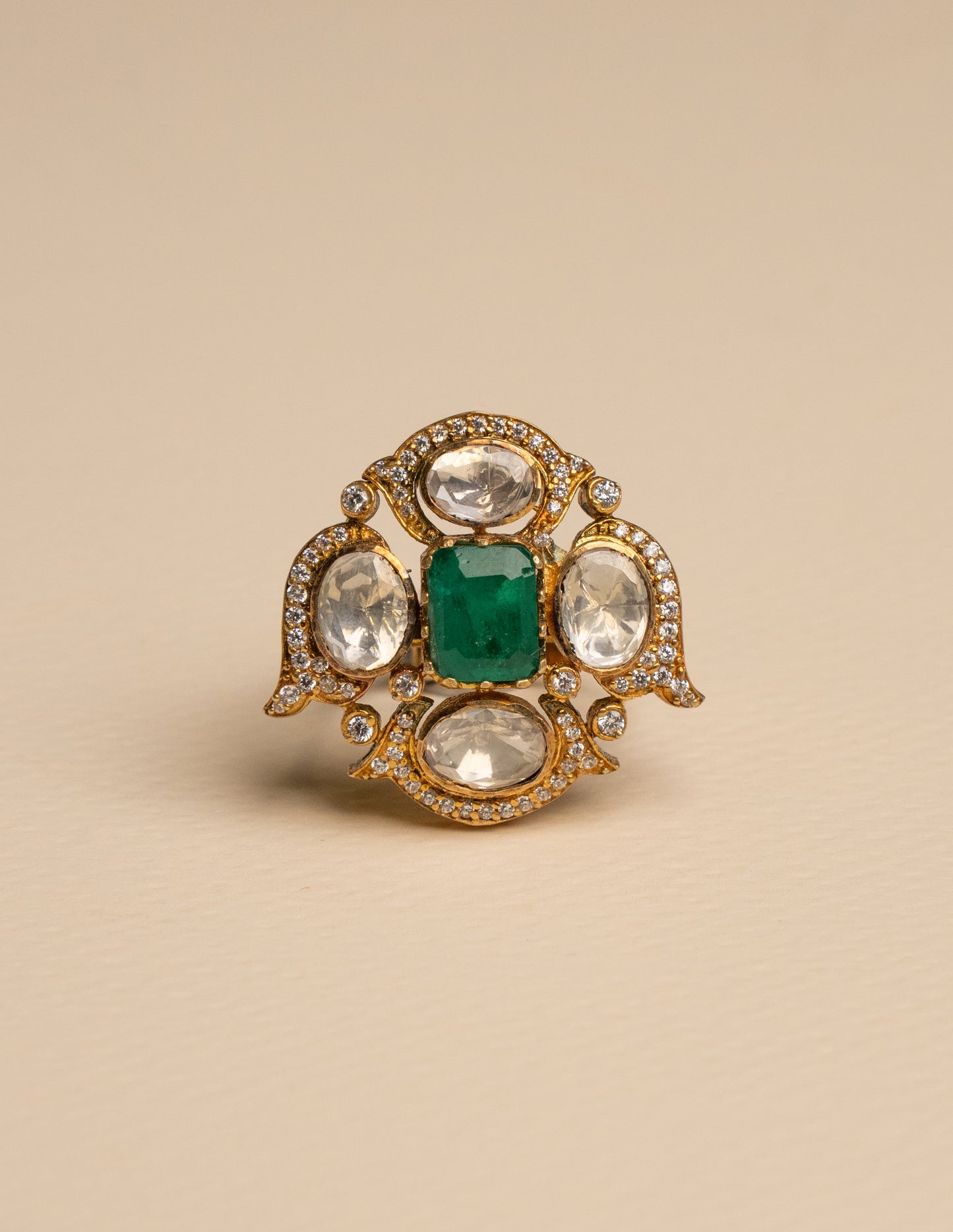 Maya Statement Kundan Ring