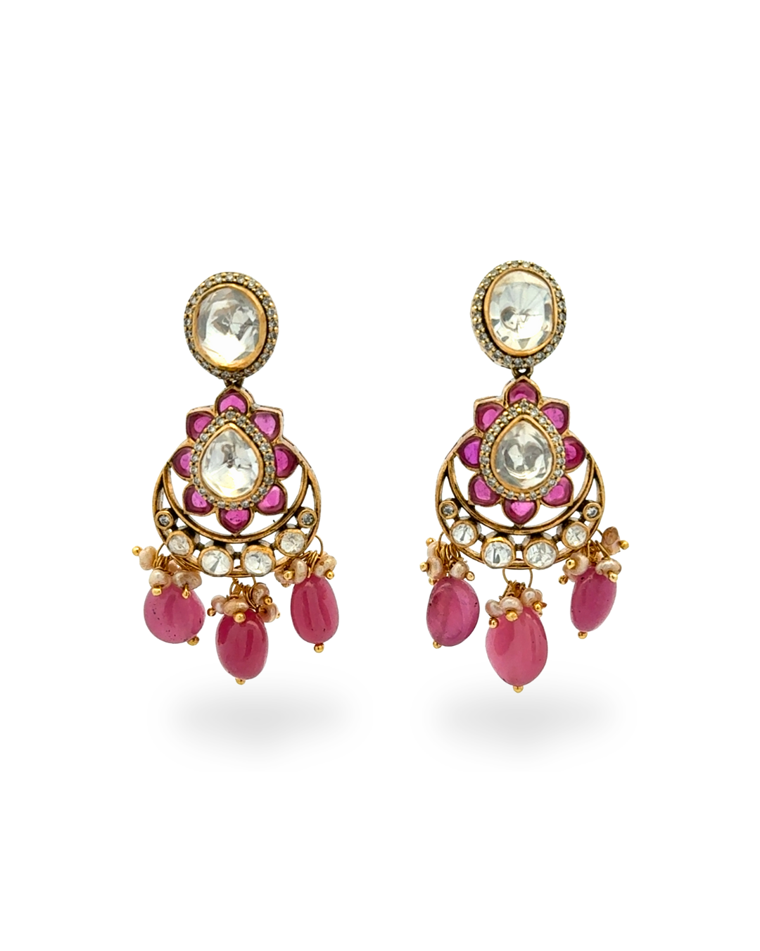 Sahar modern Kundan earrings