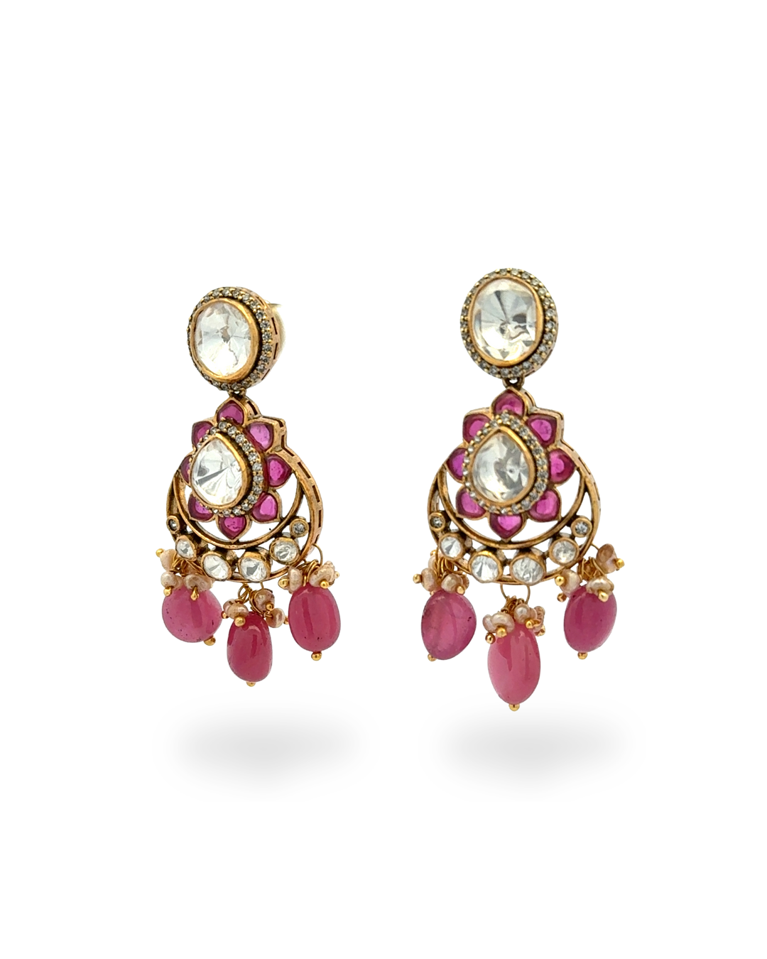 Sahar modern Kundan earrings