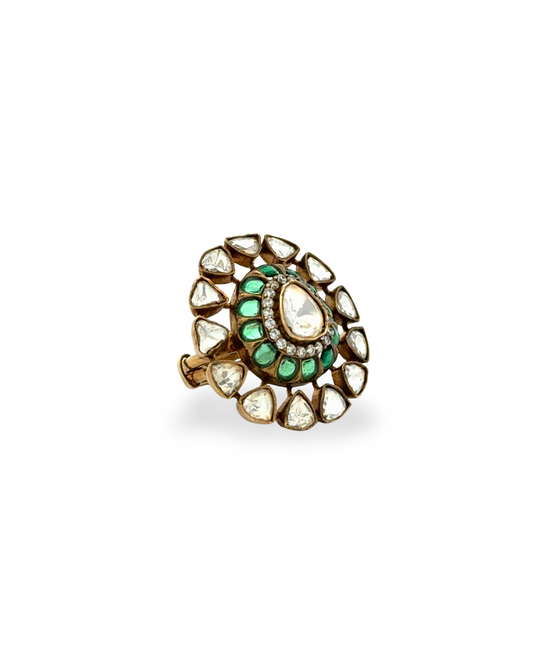 Zareen vintage kundan ring