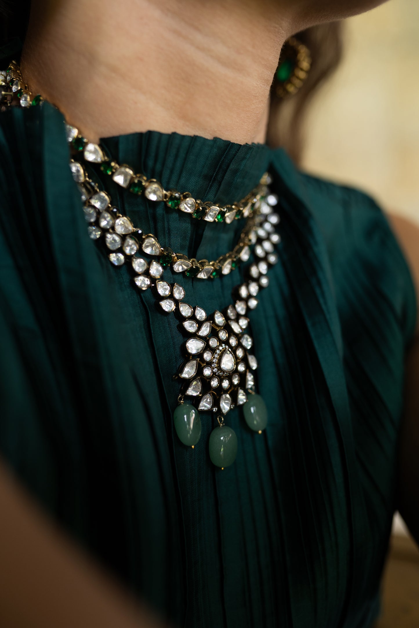 Beryl Kundan Necklace