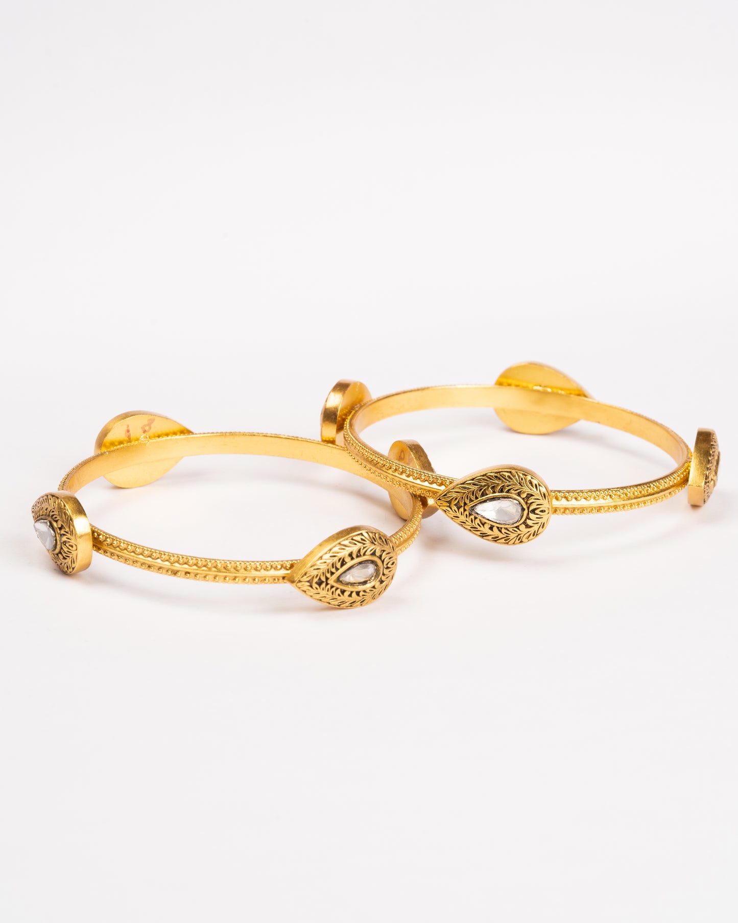 Kundan Artisan Crafted Stackable Bangles