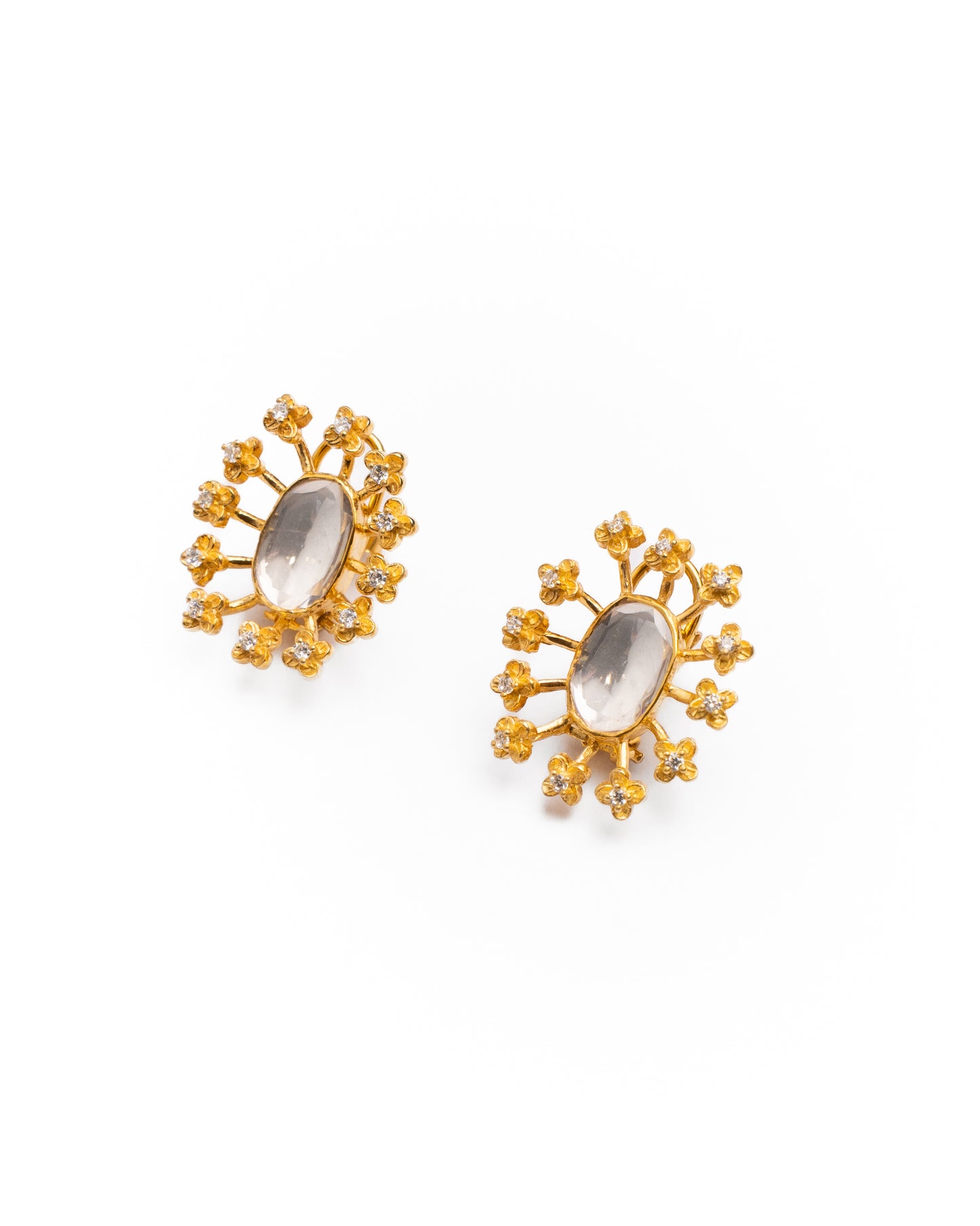 Sunburst Kundan Studs