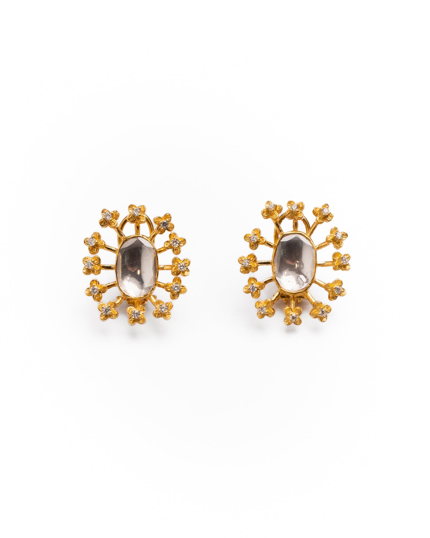 Sunburst Kundan Studs