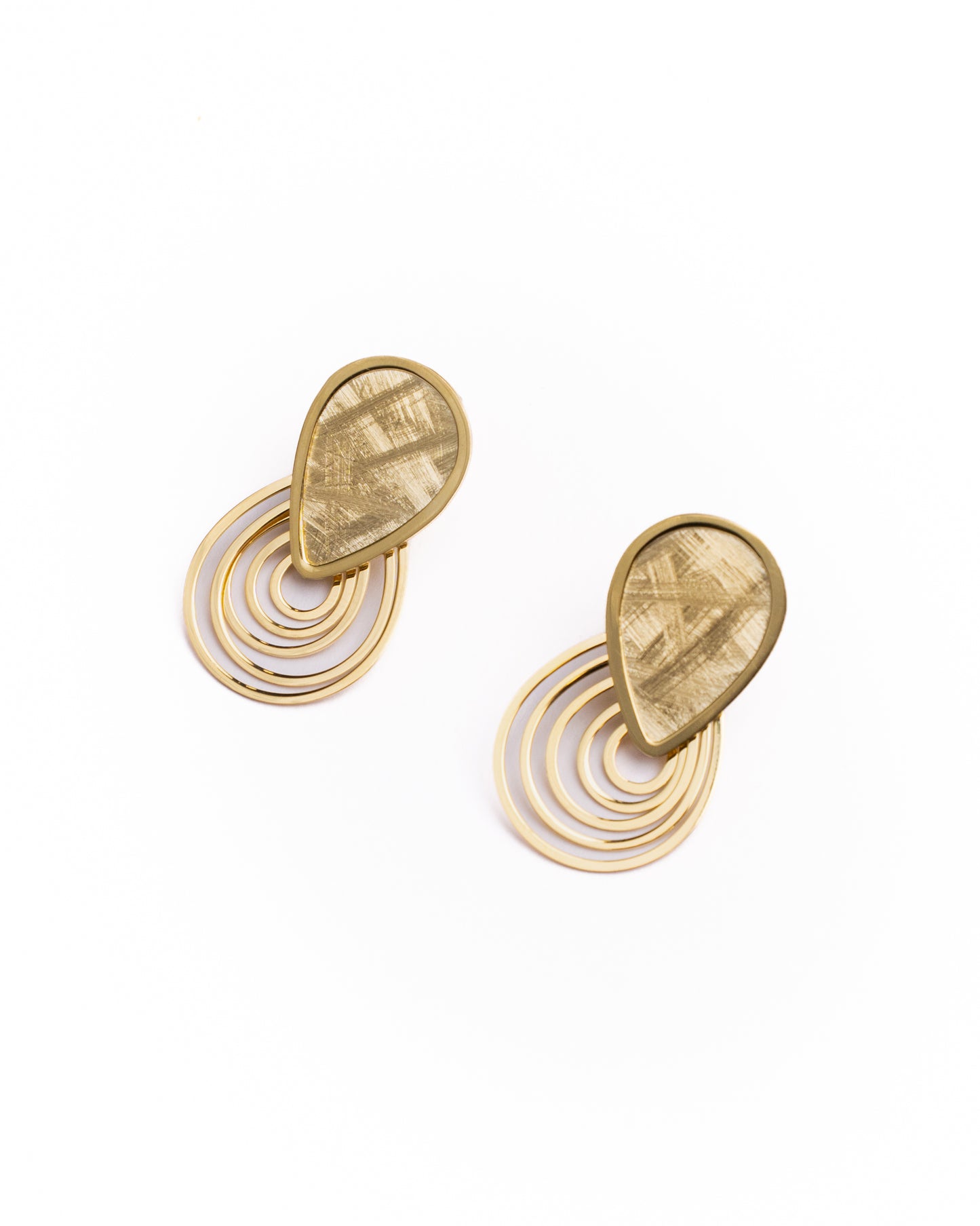 Amalfi Brushed Drop  Earrings