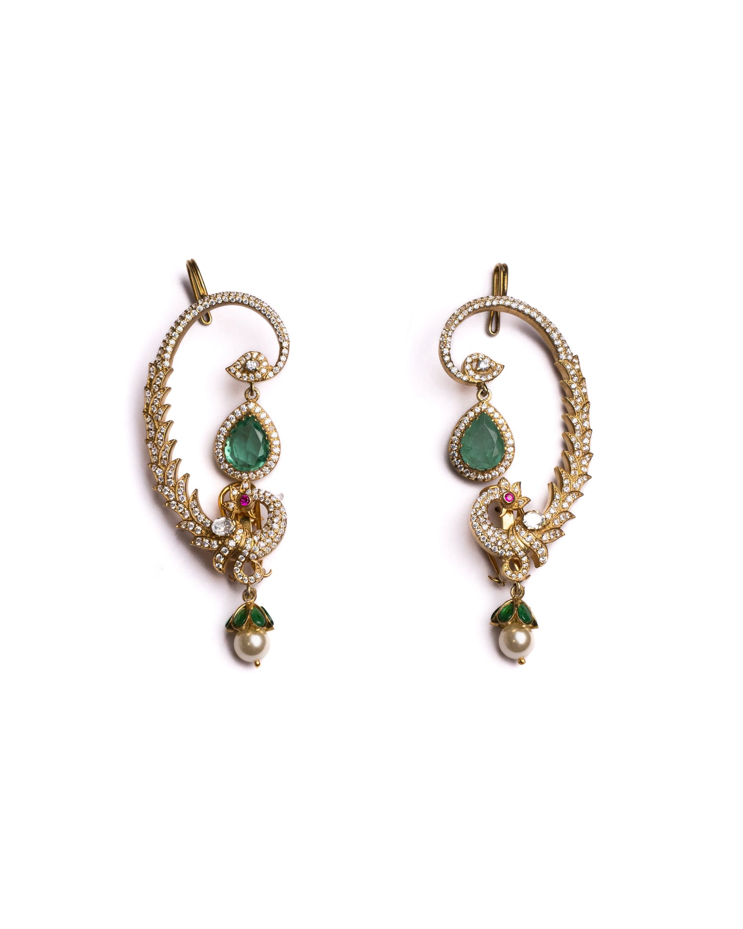 Hera Kundan Ear Cuffs