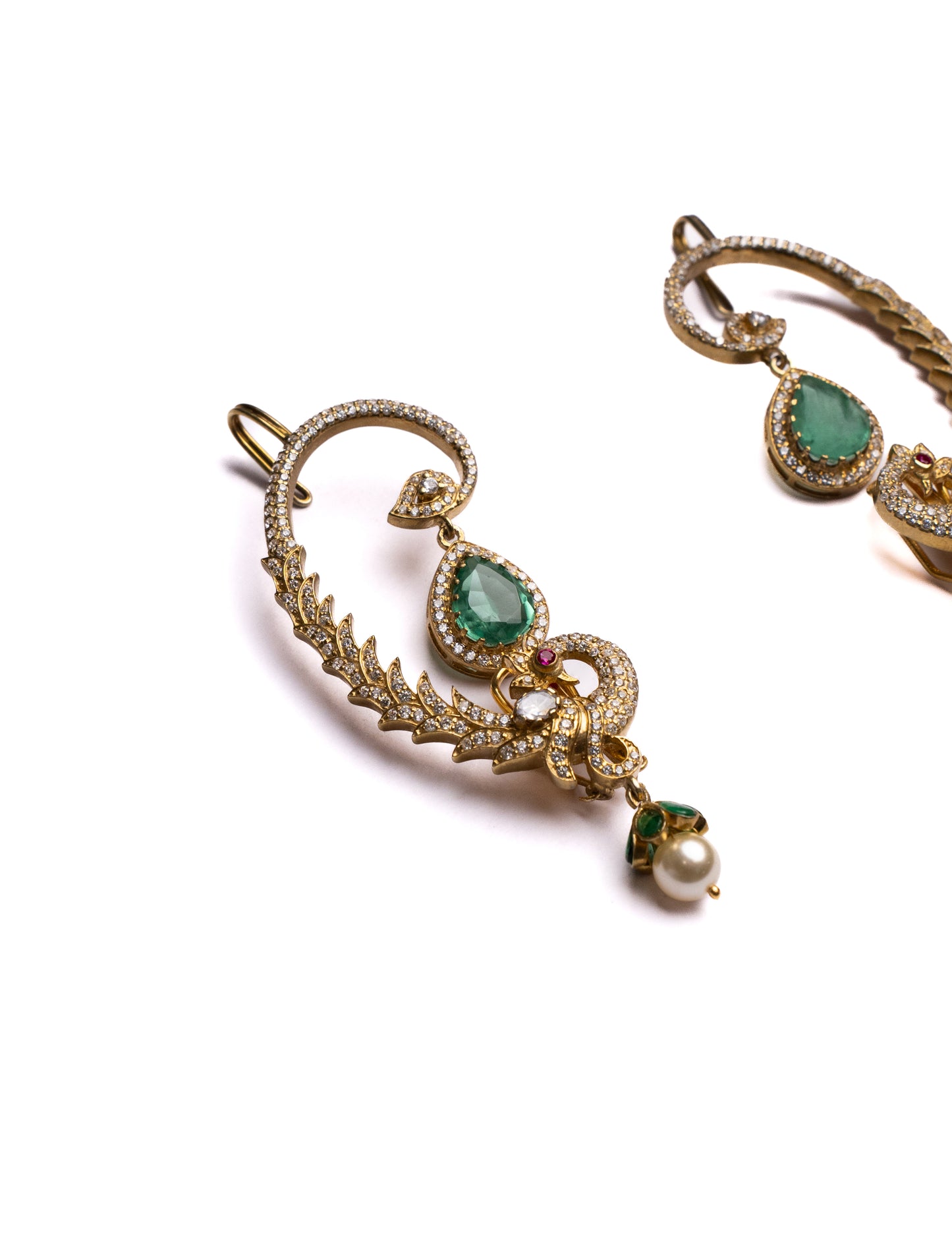 Hera Kundan Ear Cuffs