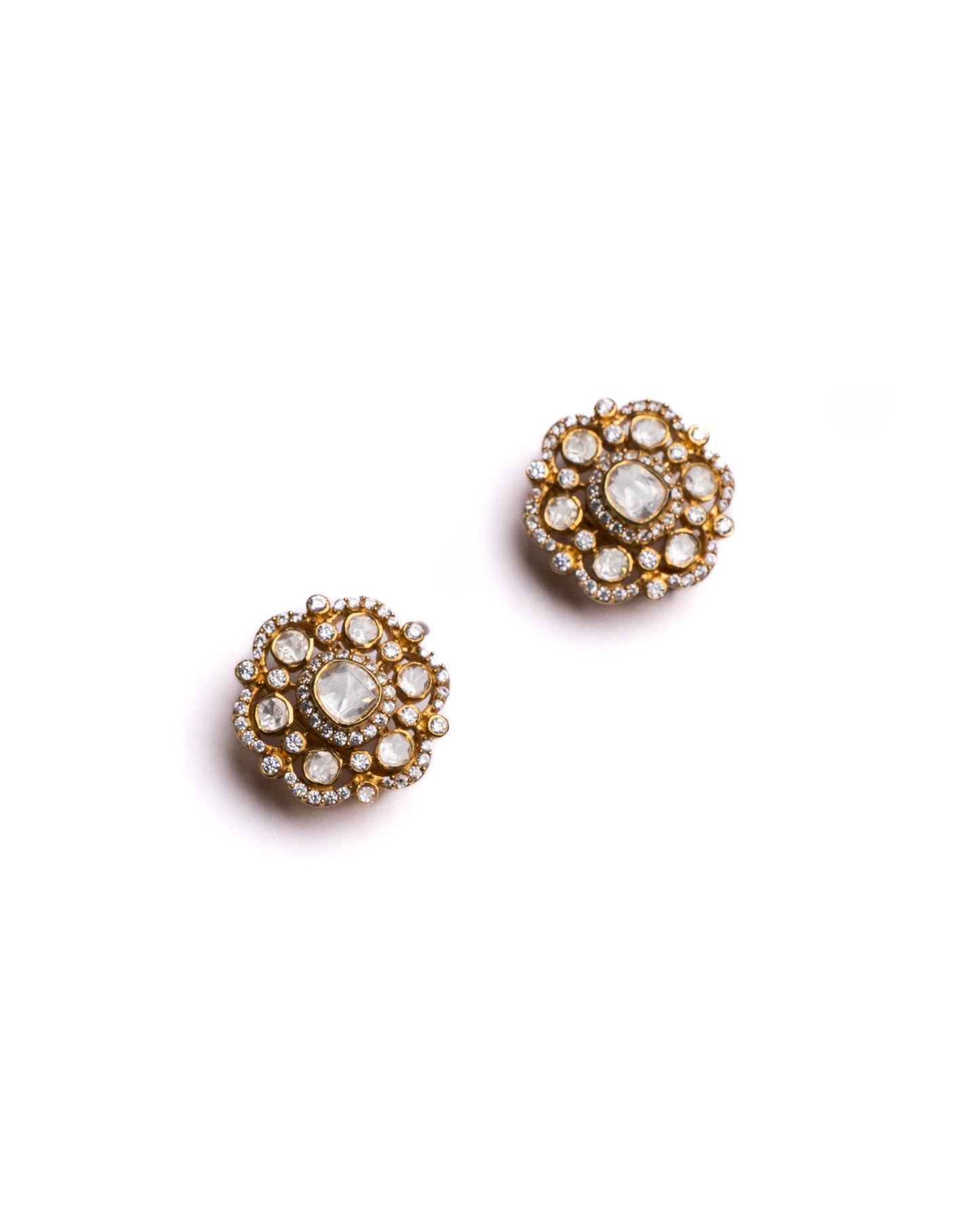Ambrose Kundan Cluster Studs