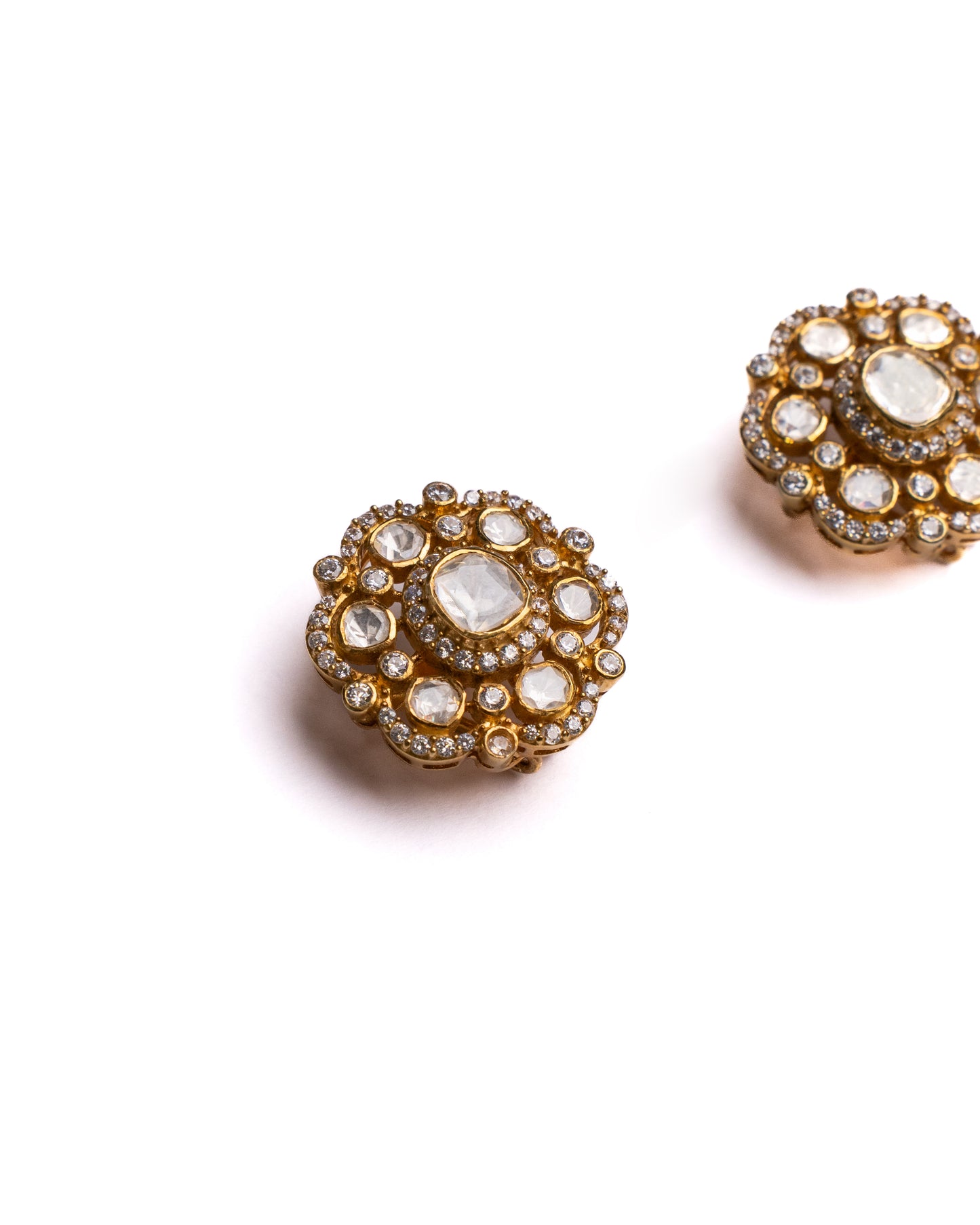 Ambrose Kundan Cluster Studs
