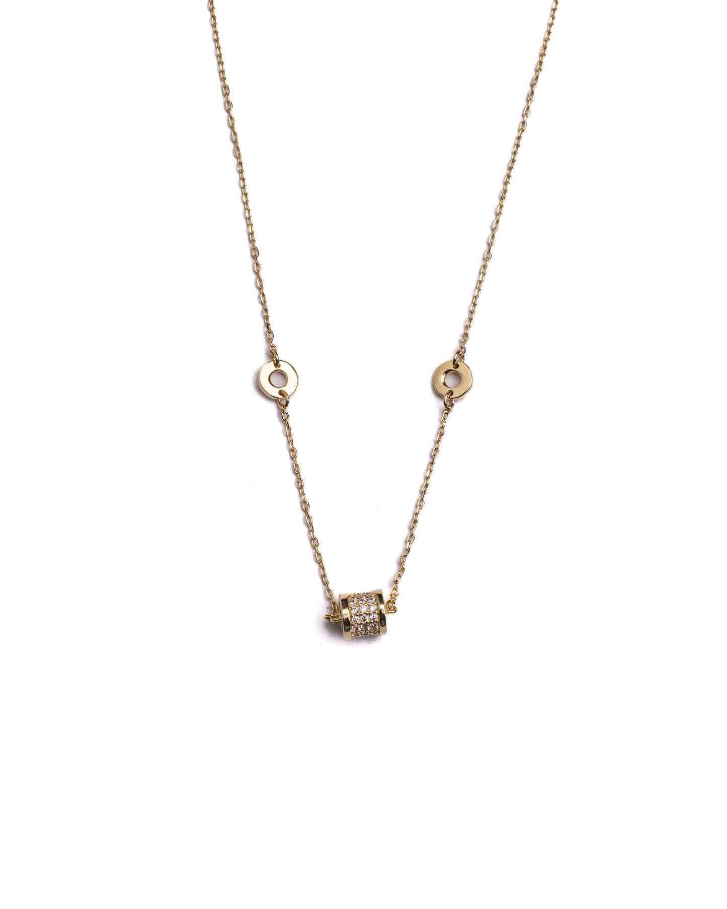Tandem Pendant Necklace