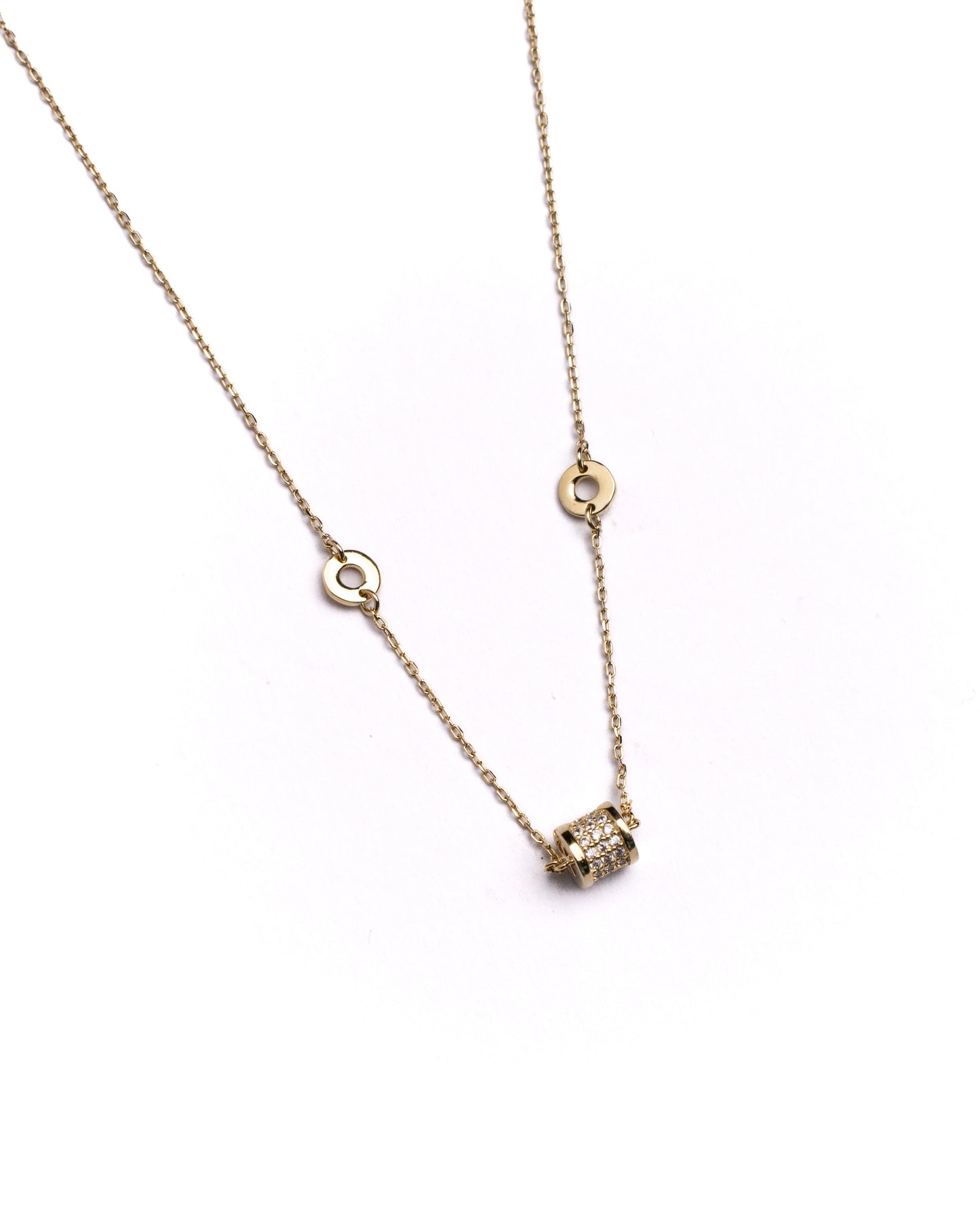 Tandem Pendant Necklace