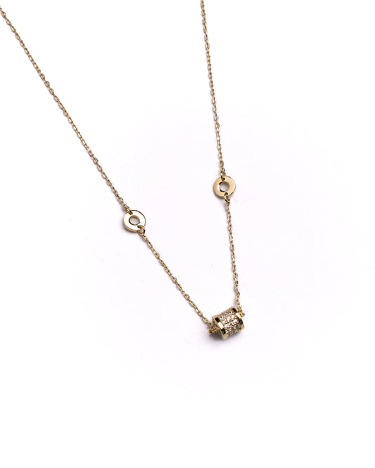 Tandem Pendant Necklace