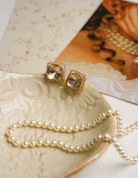 Eliza modern kundan Studs