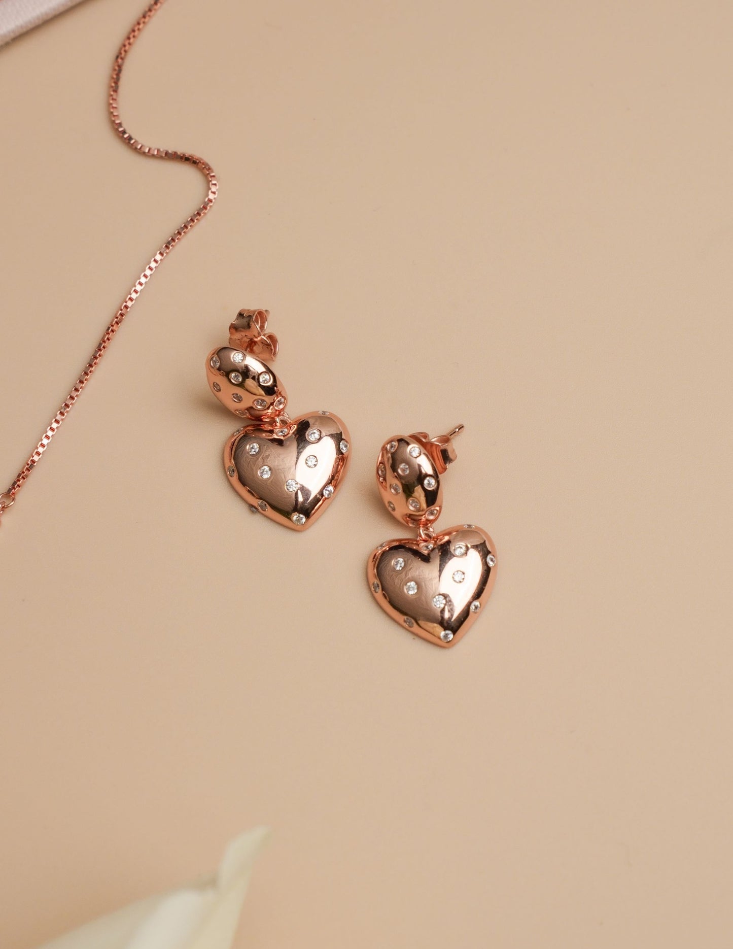 Heart Metallic Earrings