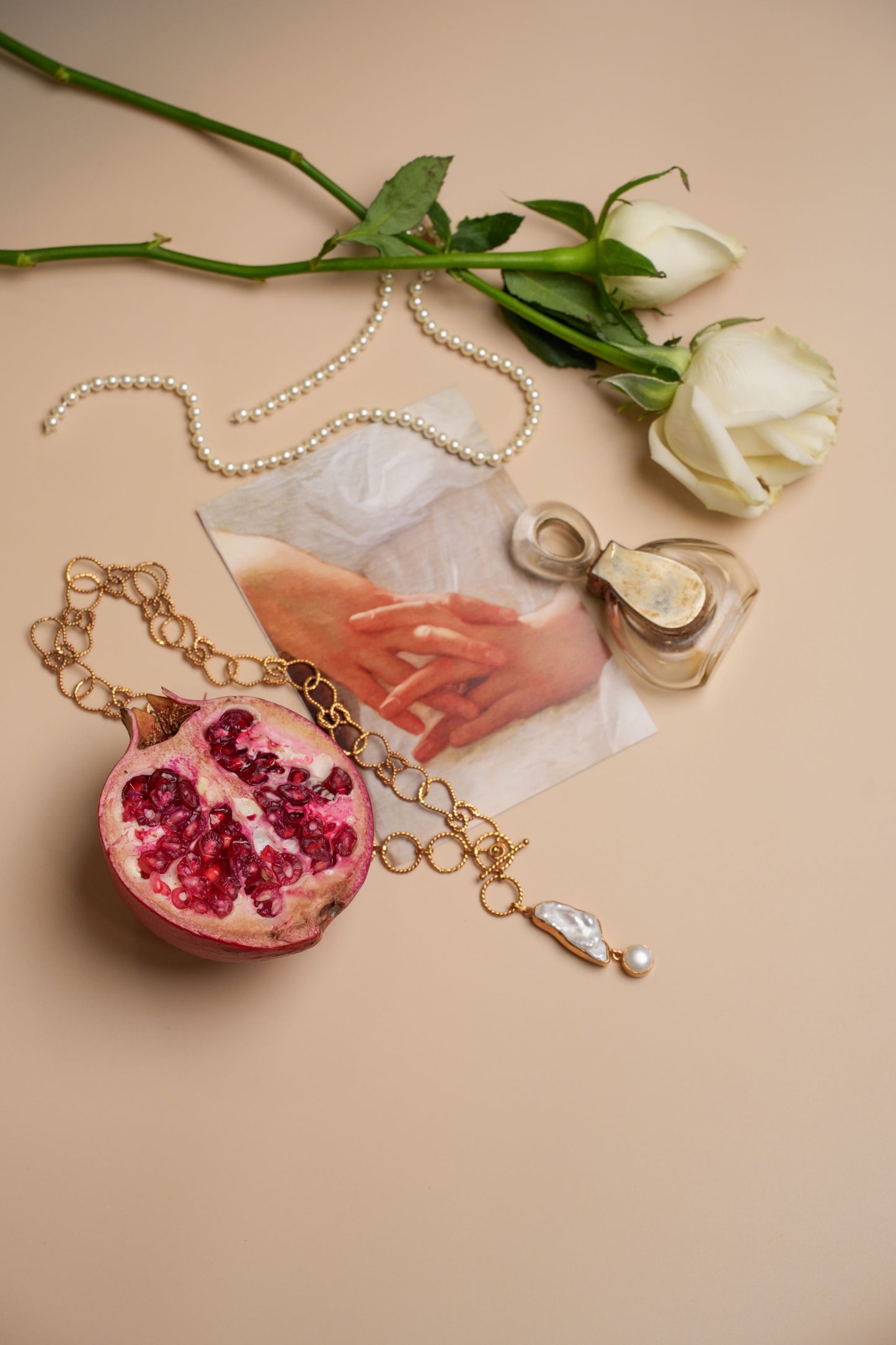 Gold plated Lariat Necklace