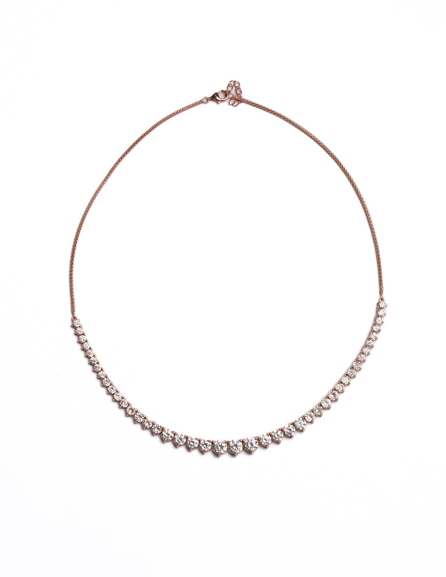 Rosé Crystal Necklace