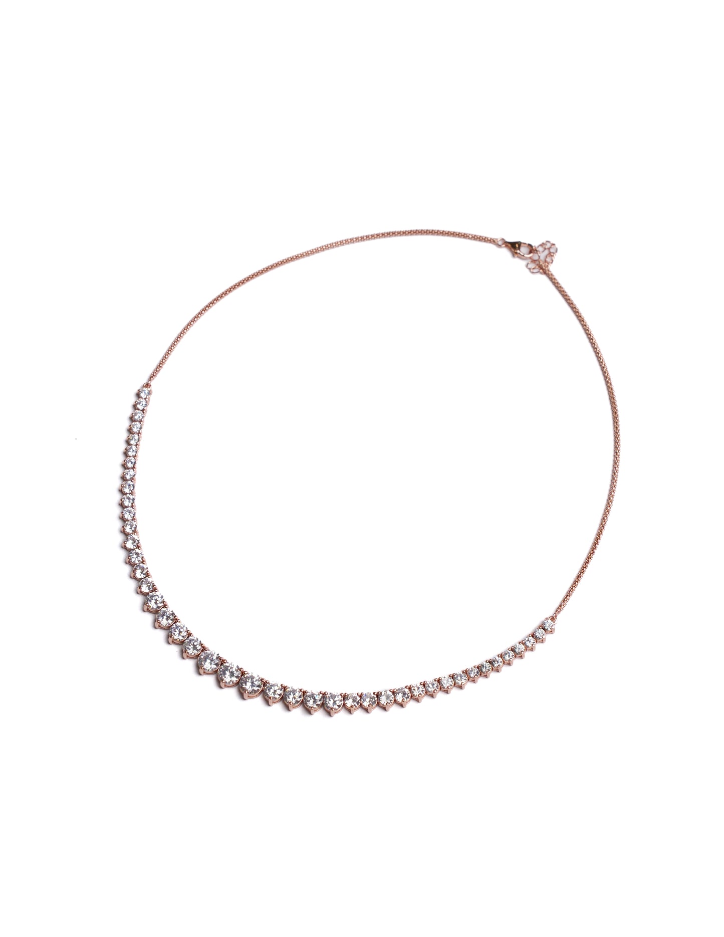 Rosé Crystal Necklace