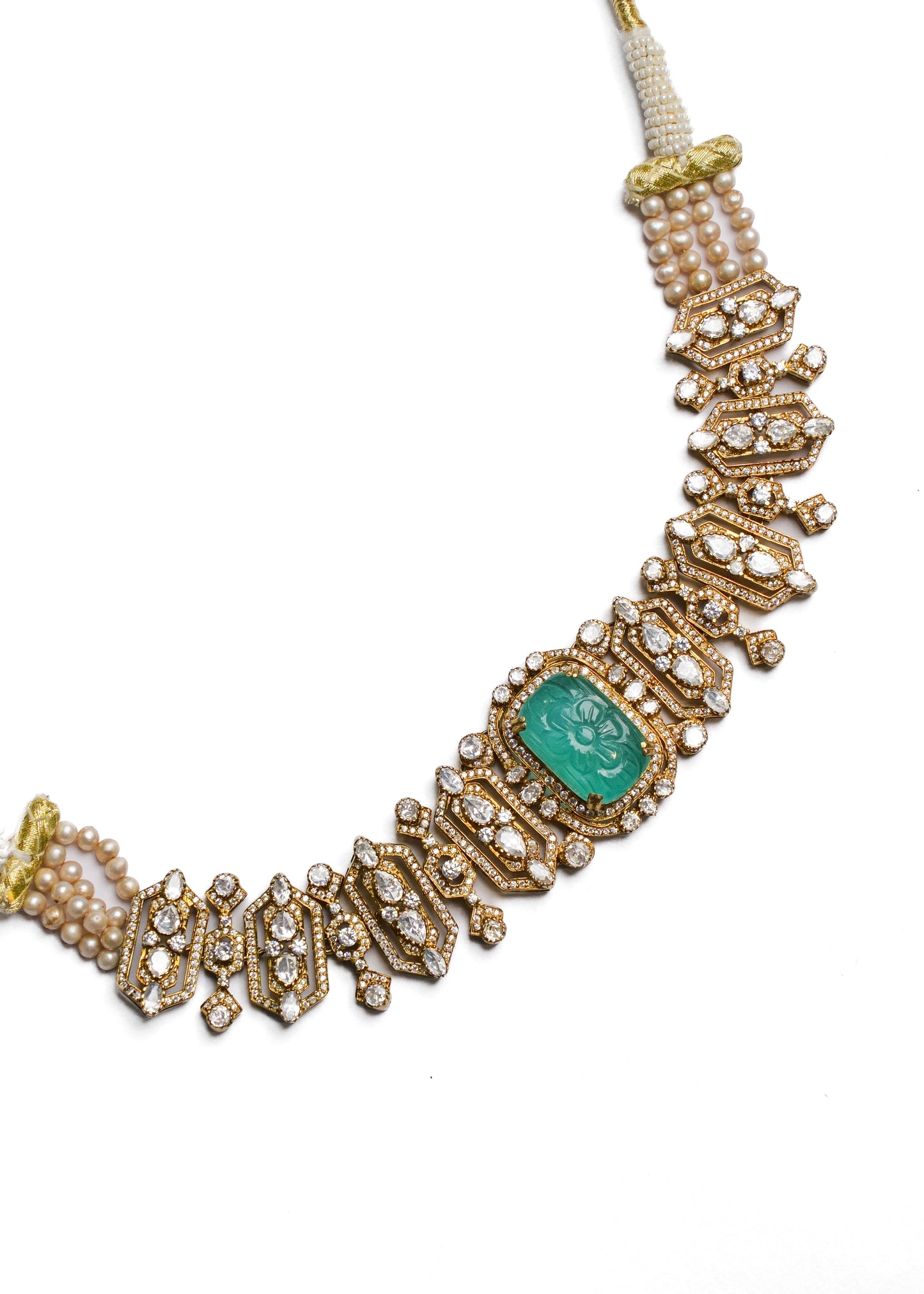 Seraphina Green Onyx Necklace