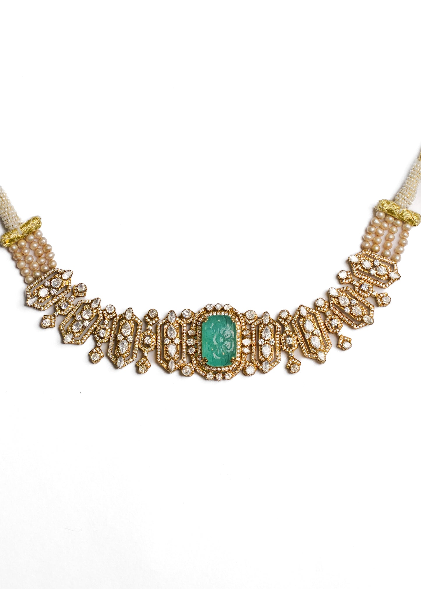 Seraphina Green Onyx Necklace