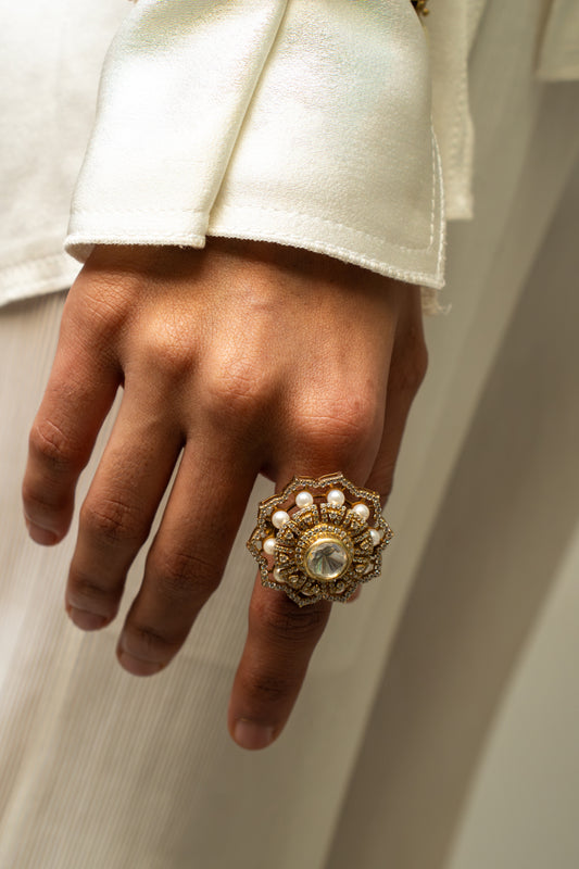 Aurelie Pearl Ring