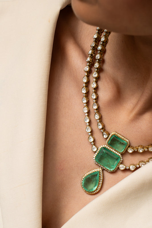 Venetian Green Kundan Necklace