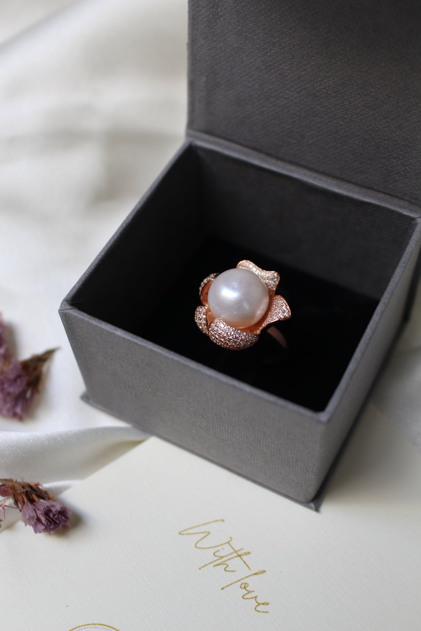 Dais Pearl Cocktail Ring