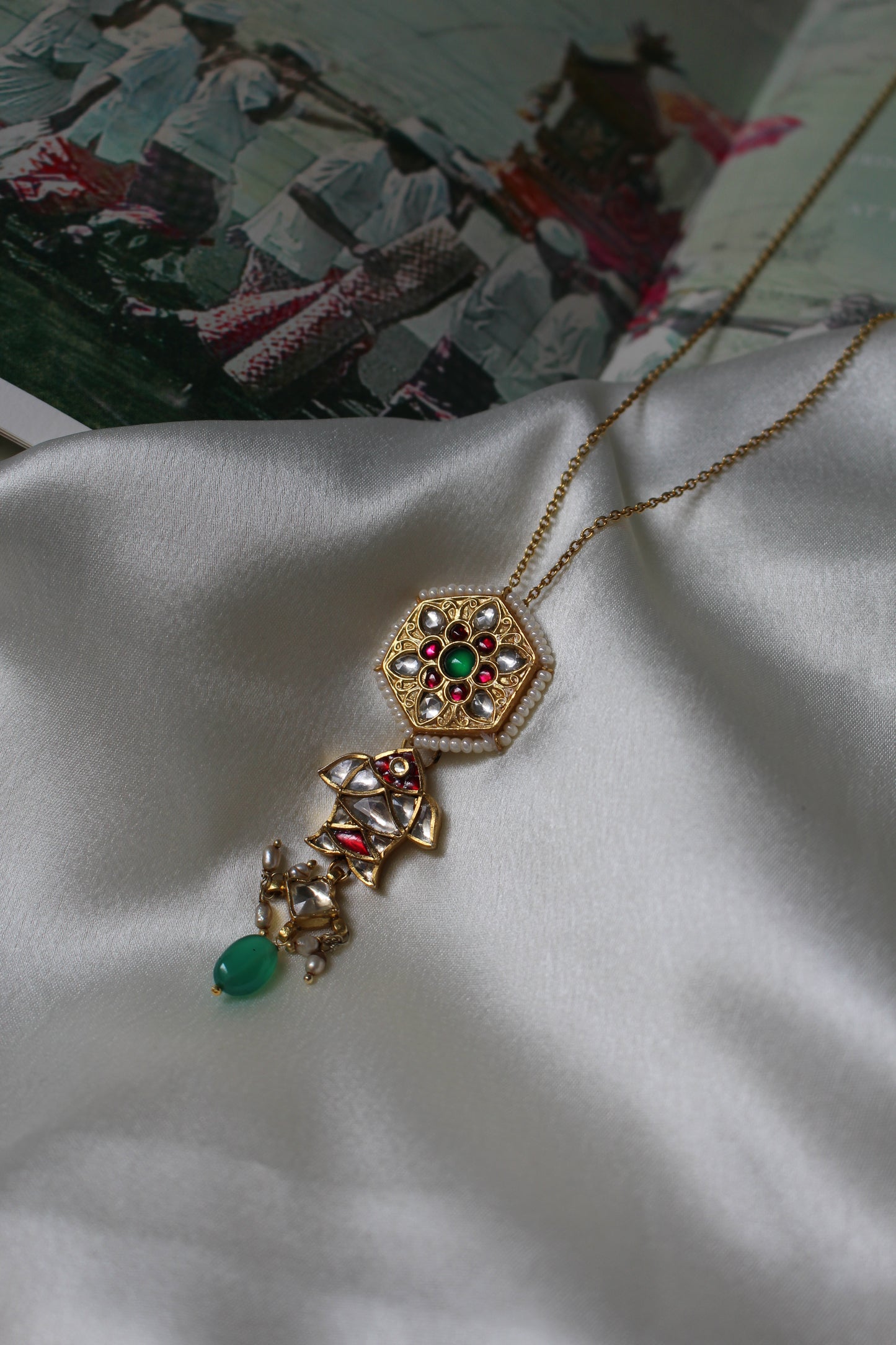 Matsya Handcrafted Kundan Necklace