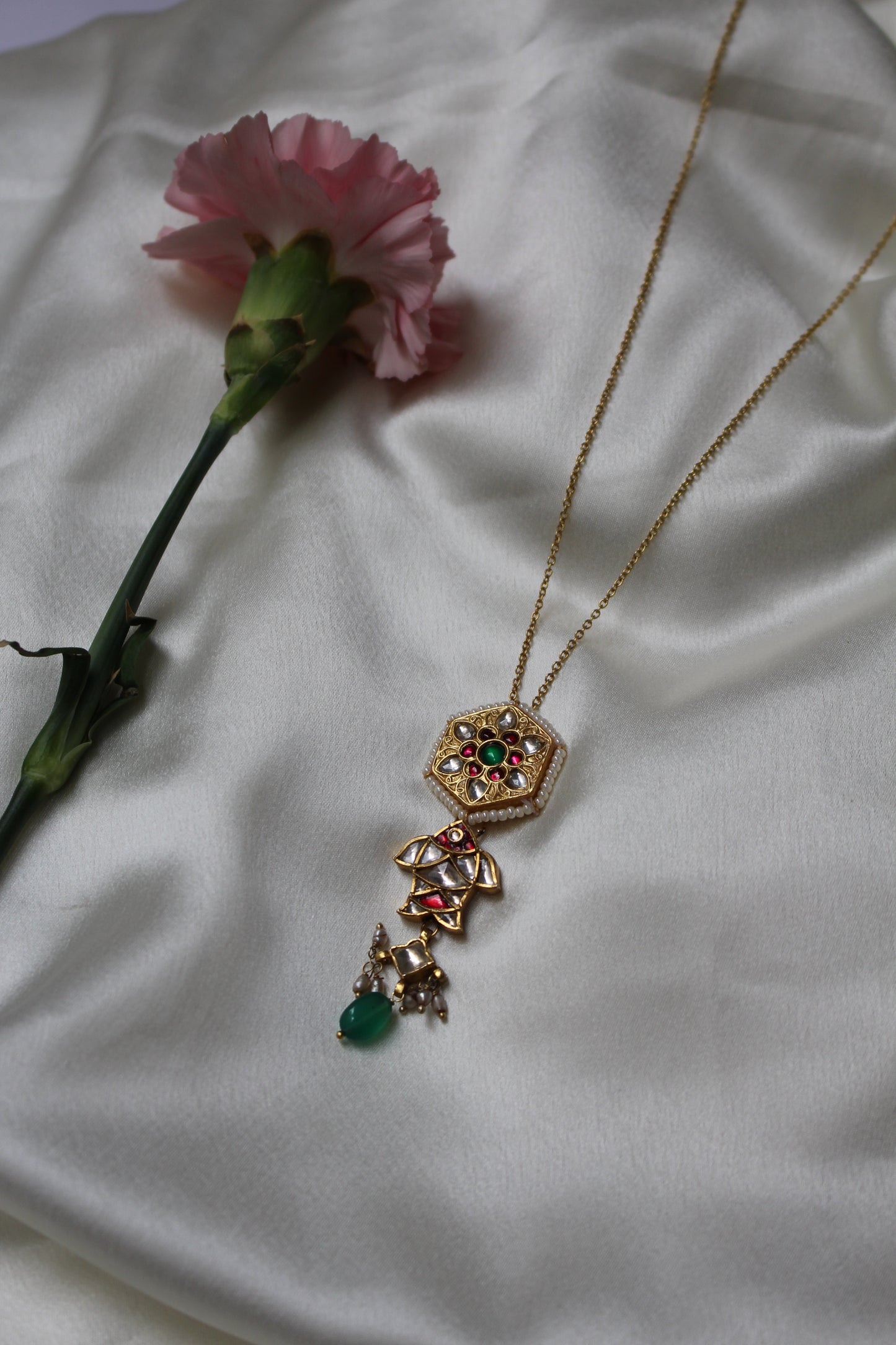 Matsya Handcrafted Kundan Necklace