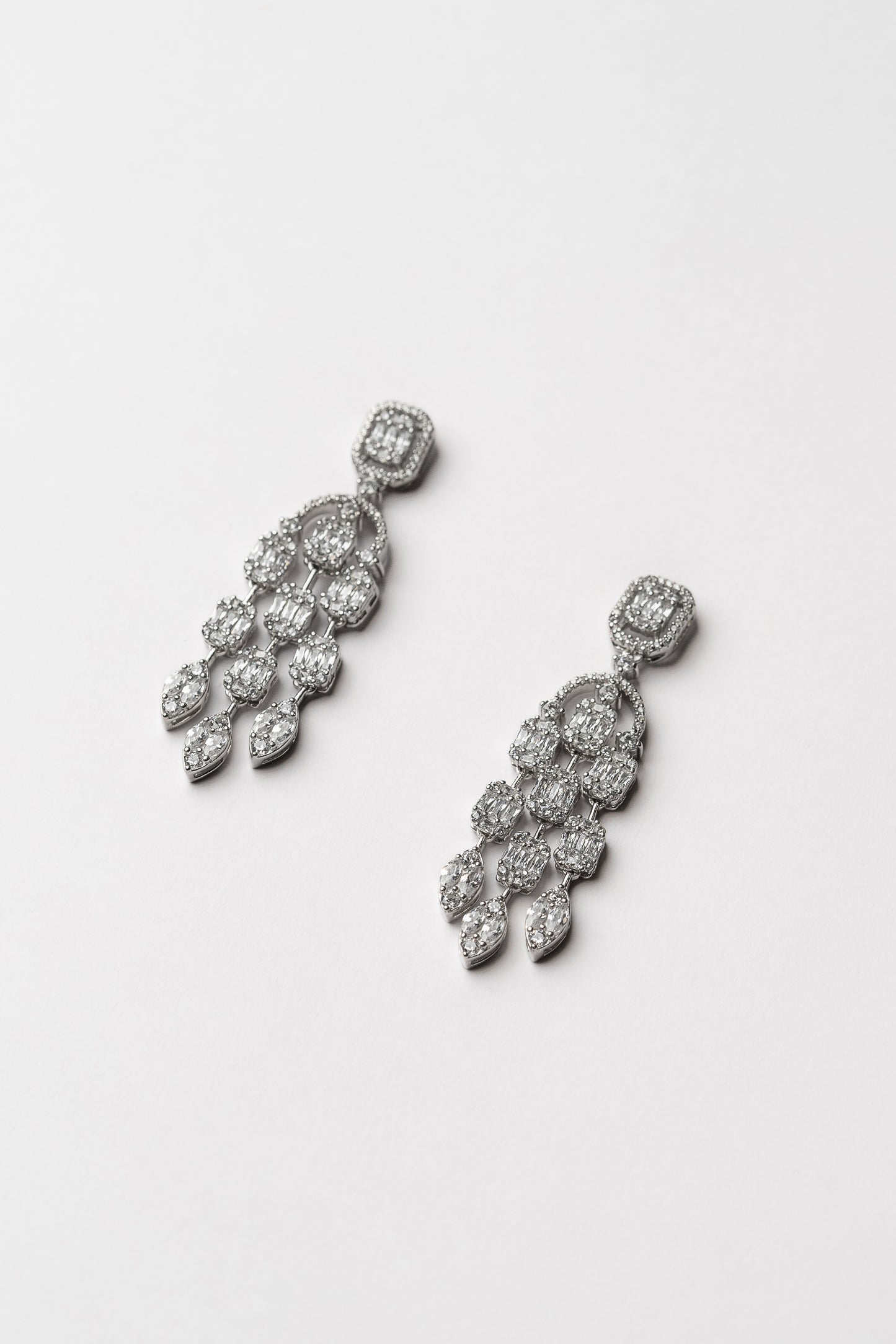 Sandra Zircon Statement Earrings