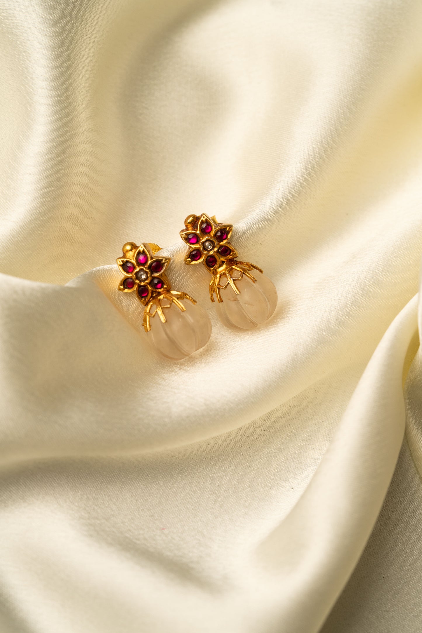 Gulabi Kundan Earrings