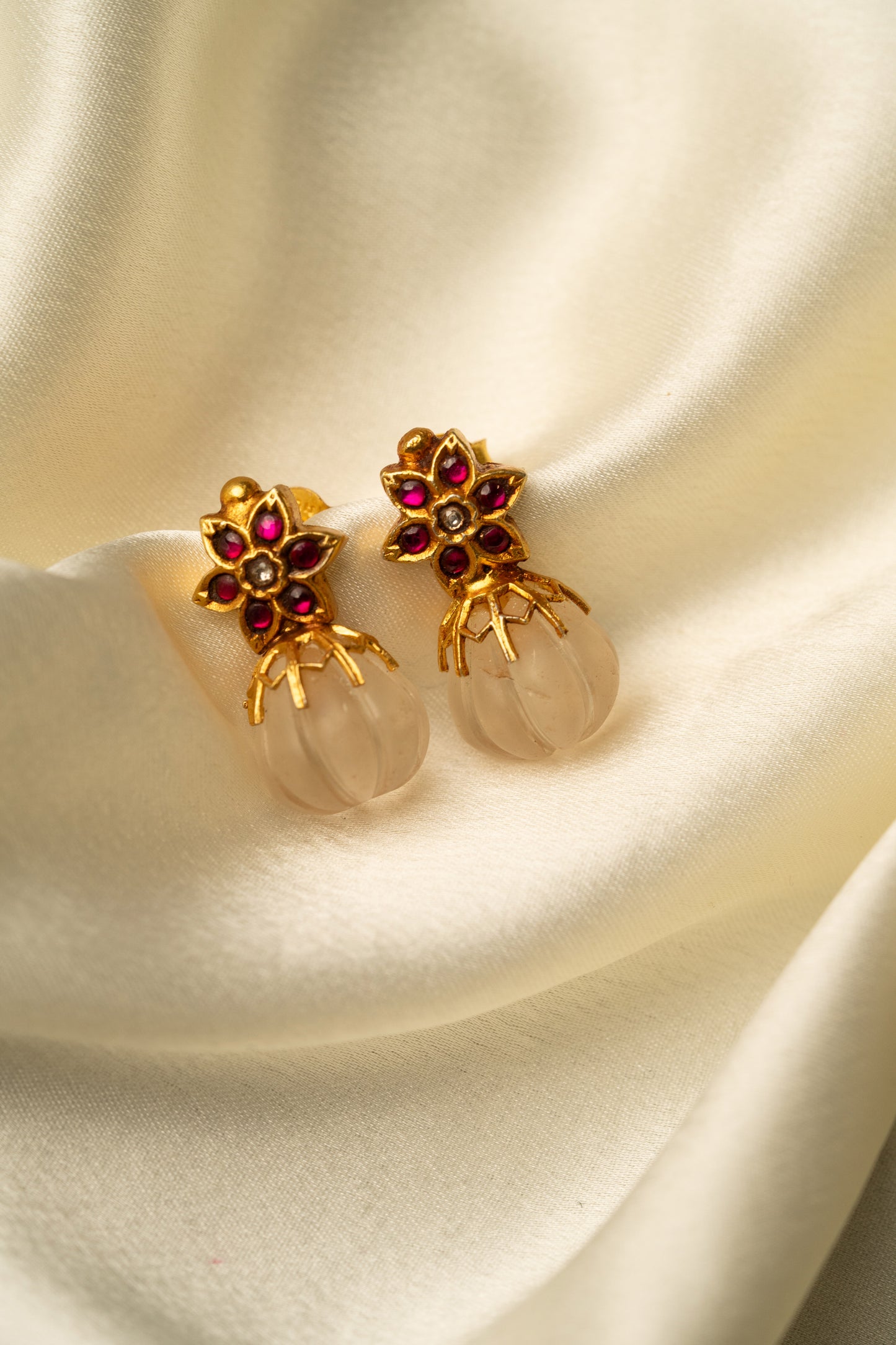 Gulabi Kundan Earrings