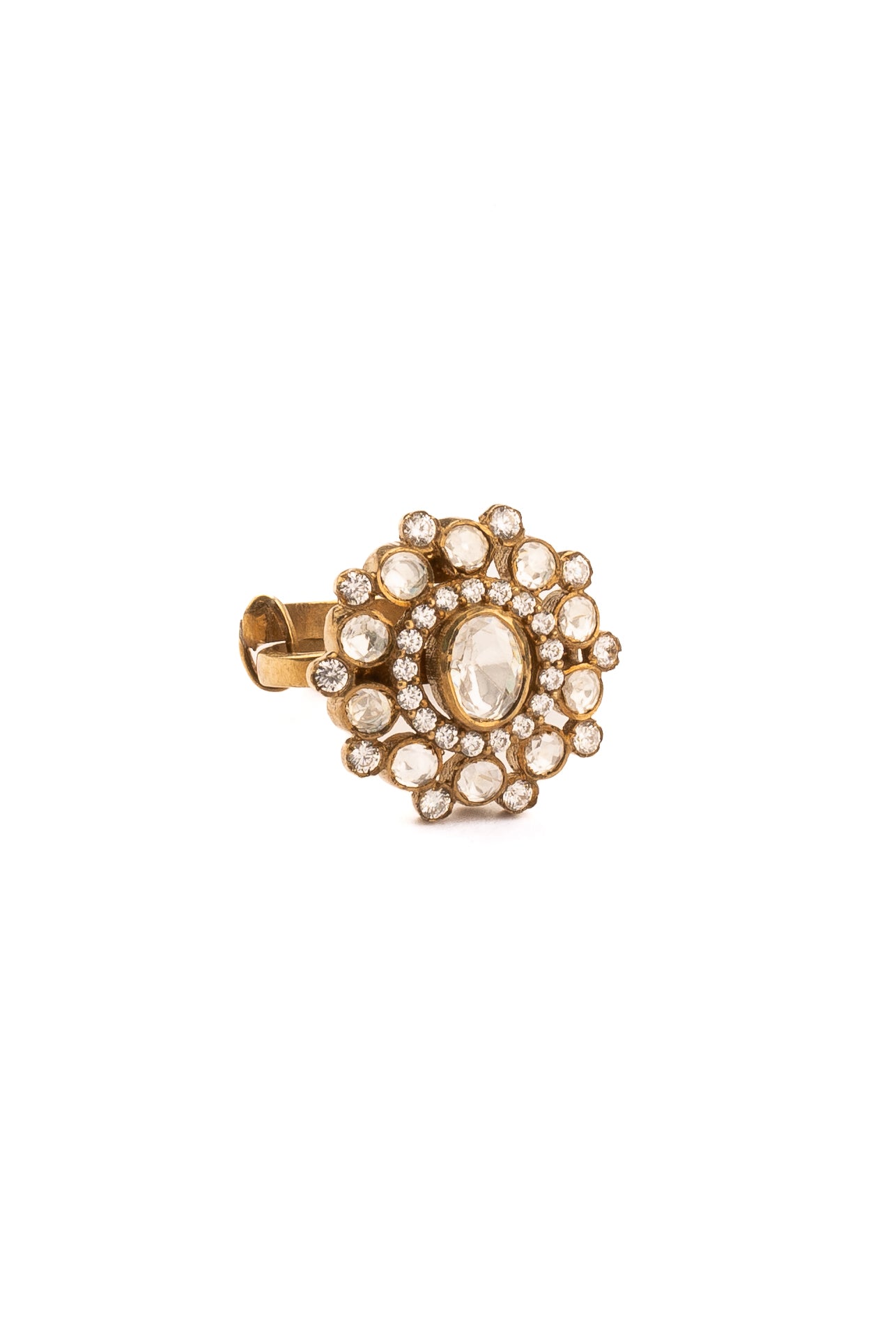 Victorian Kundan Rosalie Ring