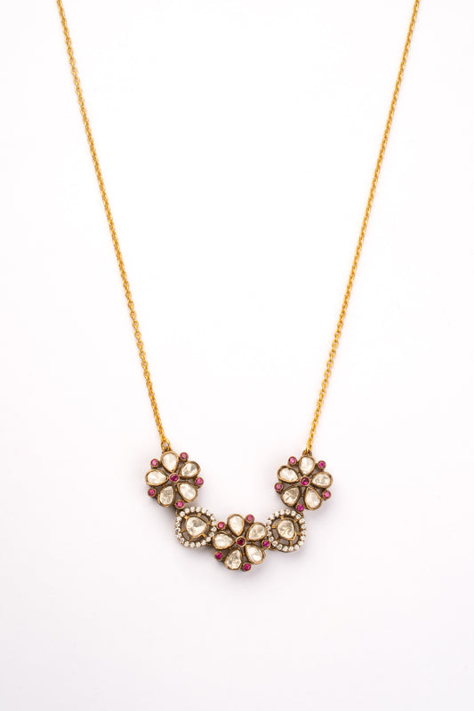 Esme Handcrafted Kundan Necklace