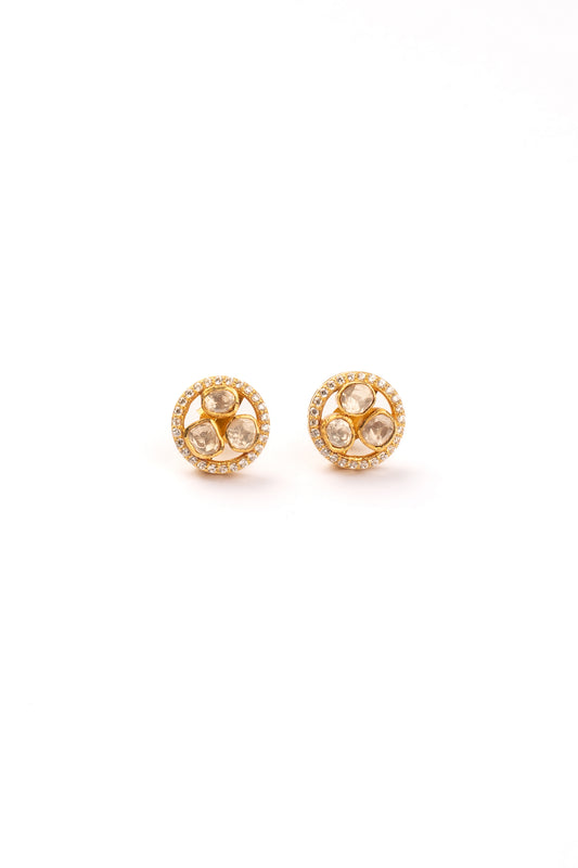 Elea Kundan Studs