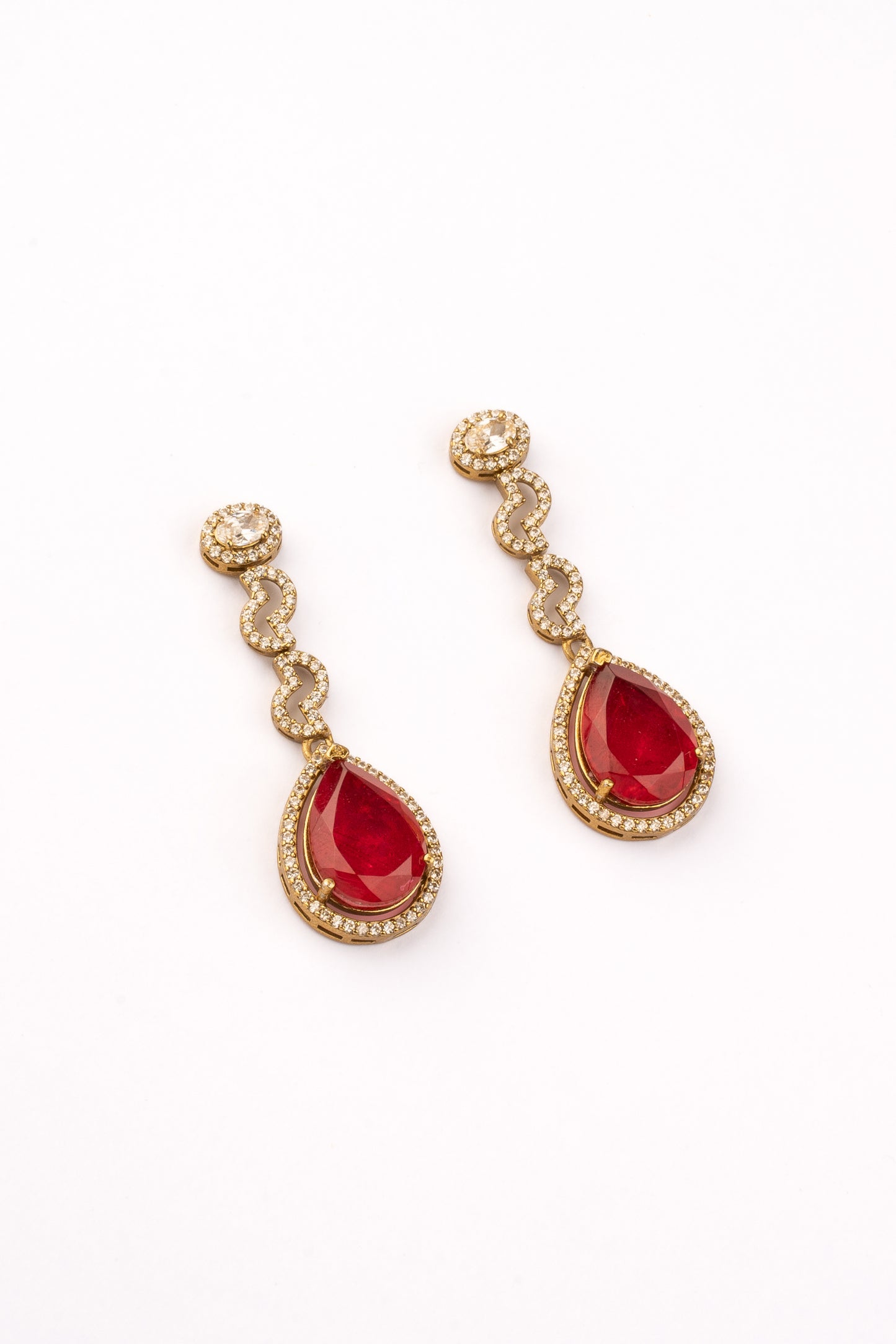 Renee Zircon Drop Earring