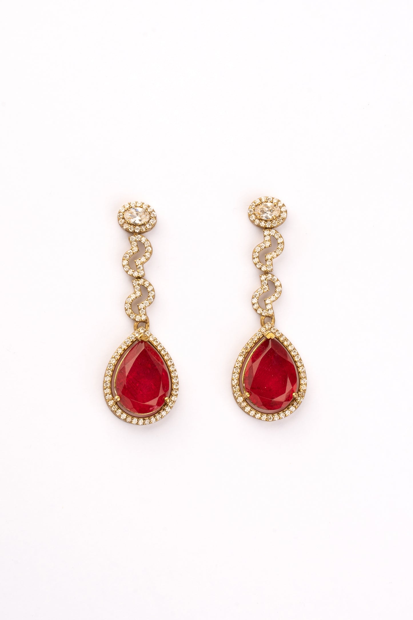 Renee Zircon Drop Earring