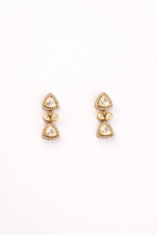 Denise Kundan Drop Earrings