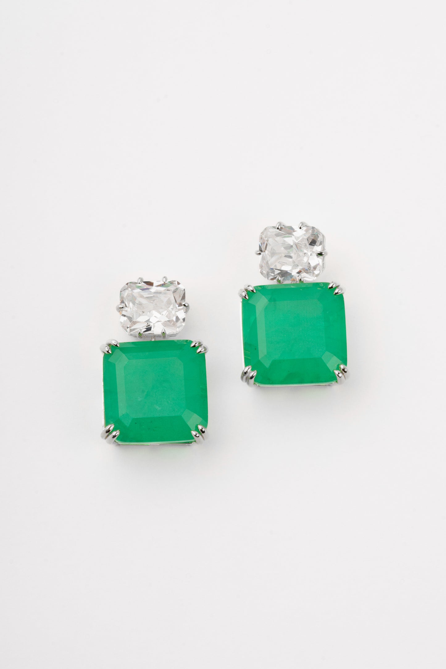 Isla Silver and Zircon Studs