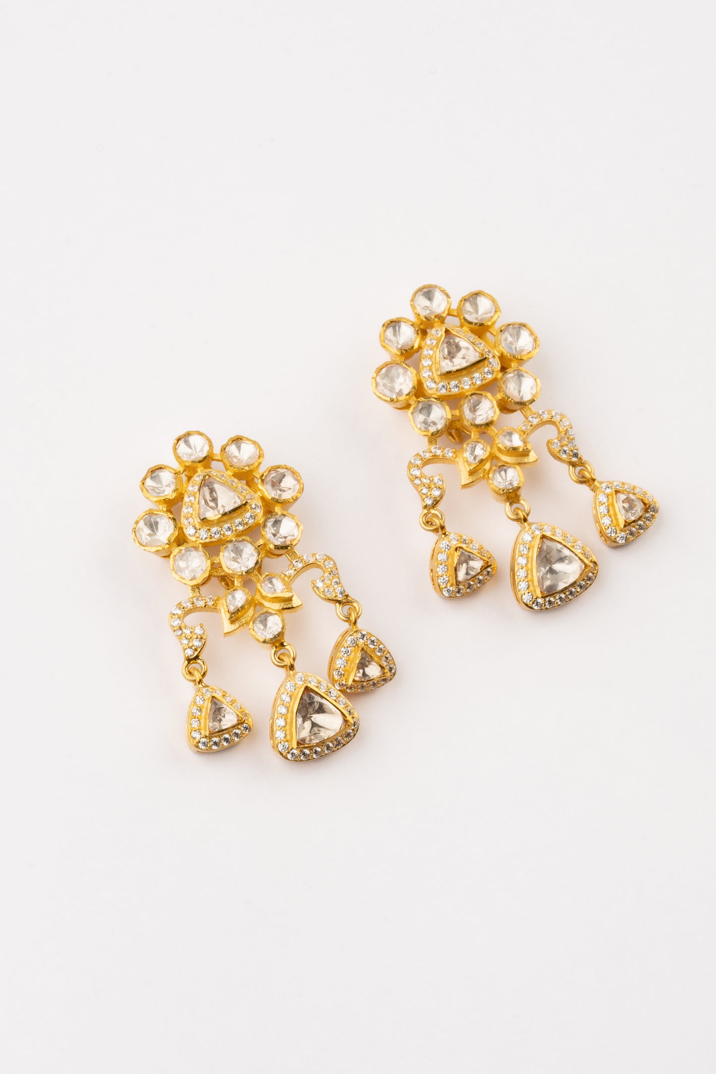 Nilofer Handmade Kundan Earrings