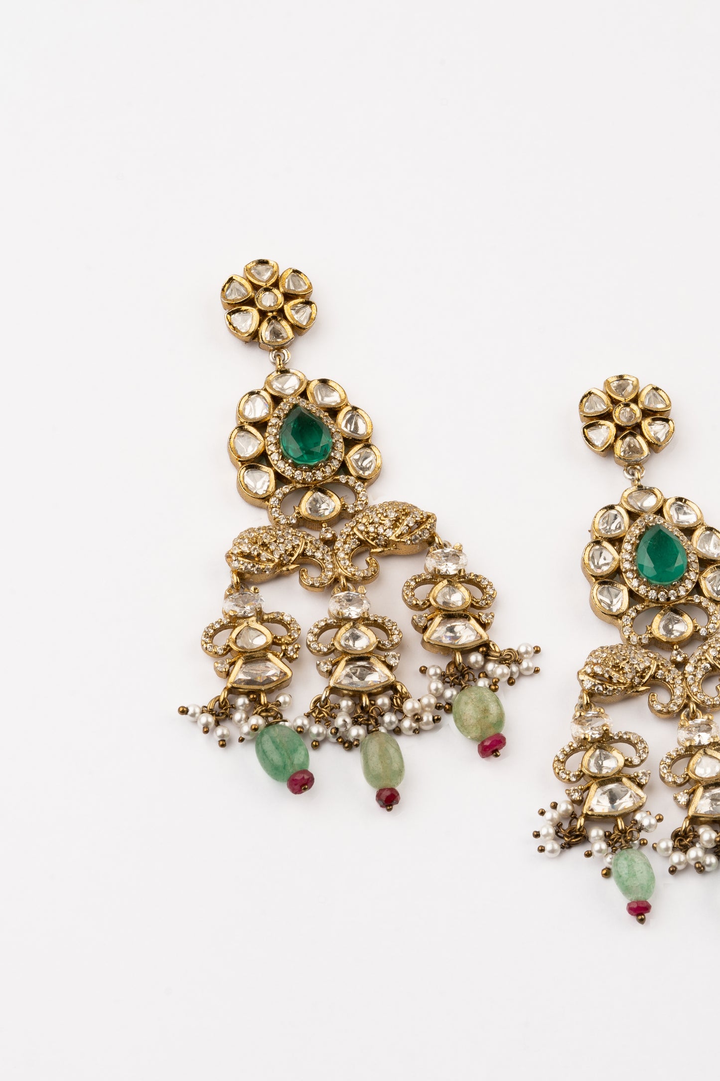 Mina Kundan Handmade Earrings