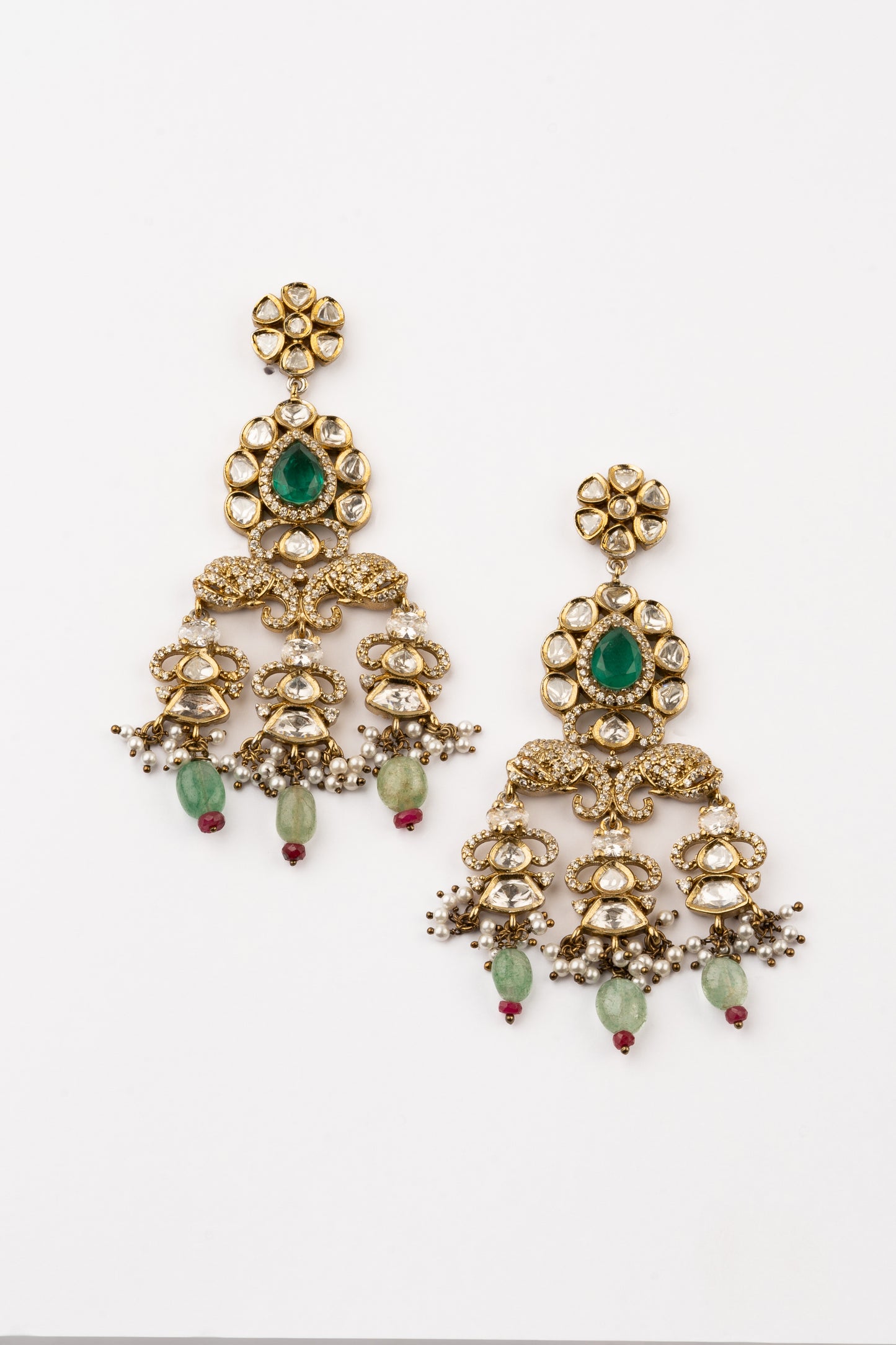 Mina Kundan Handmade Earrings