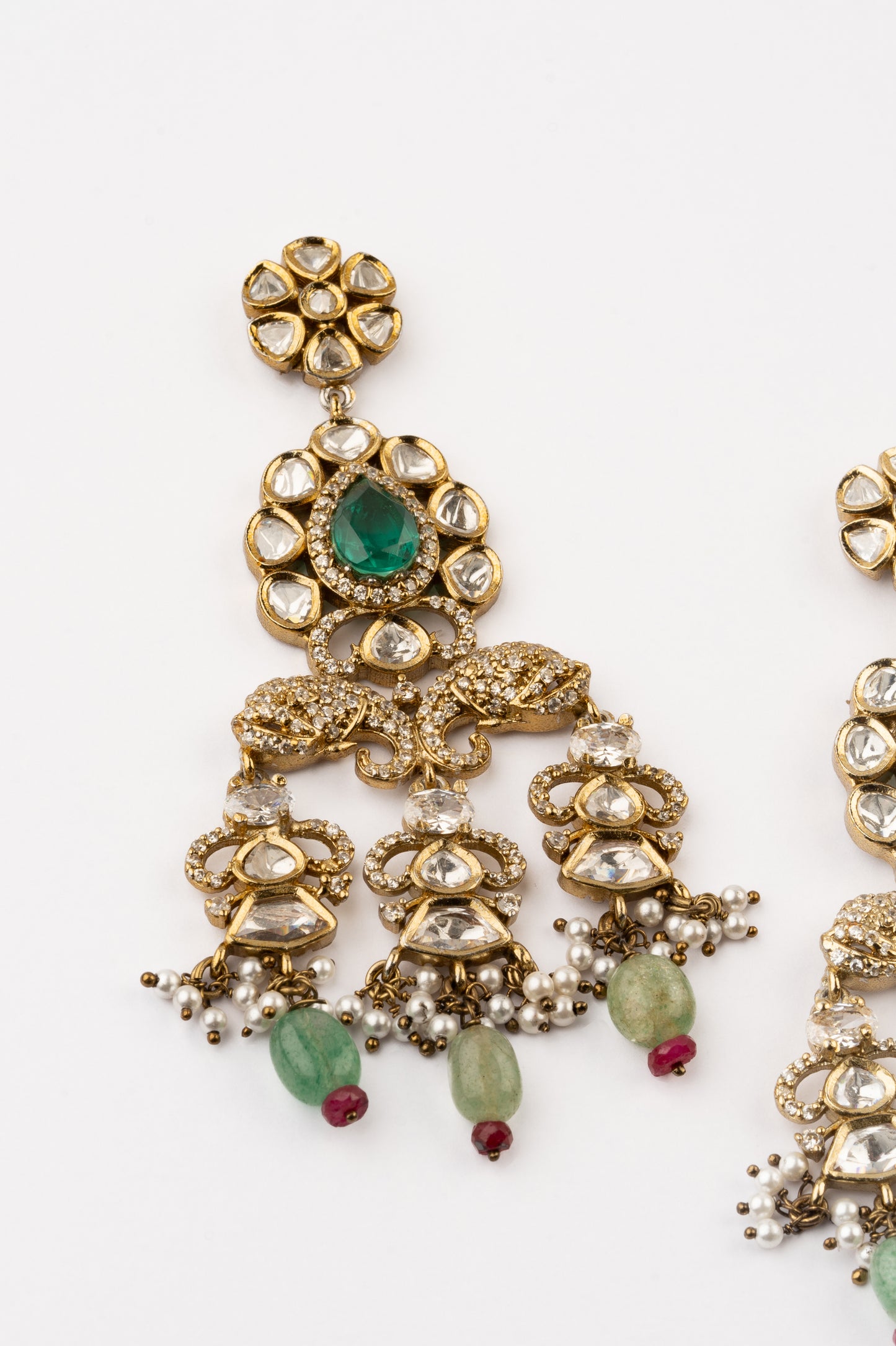 Mina Kundan Handmade Earrings