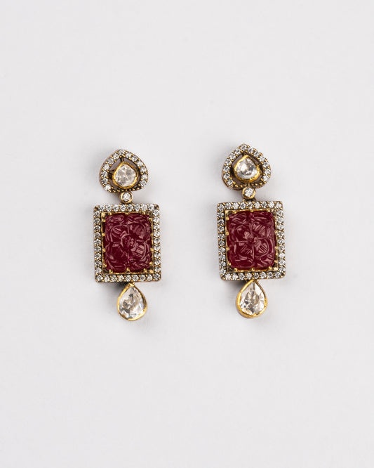 Celia Jade Kundan Earrings